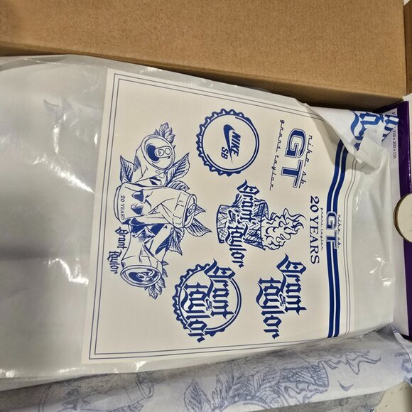 Nike SB Blazer Low Pro GT Premium FZ1300-100 WHITE BLUE MEN'S SIZE 10 NEW - Picture 11 of 12